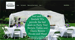 Desktop Screenshot of aboveall-tents.com